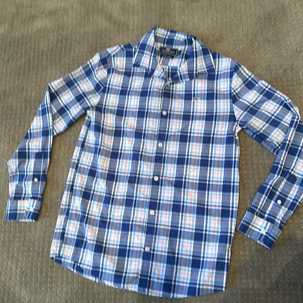 Boys vineyard vines long sleeve button up